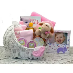 Wholesale 😉 GBDS Welcome Baby Bassinet New Baby Basket-Pink ✨
