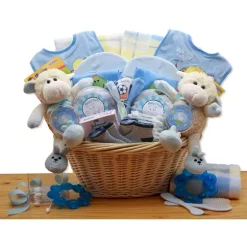 Promo 💯 GBDS Double Delight Twins New Baby Gift Basket - Blue 🥰