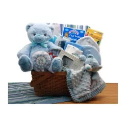 New ๐ GBDS My First Teddy Bear New Baby Gift Basket - Blue ๐ฅ