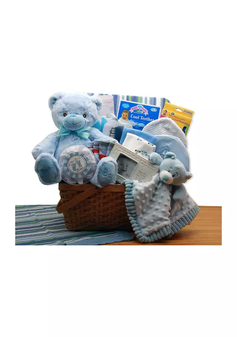 New π GBDS My First Teddy Bear New Baby Gift Basket - Blue π₯ 3 New π GBDS My First Teddy Bear New Baby Gift Basket - Blue π₯