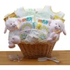 Outlet 🤩 GBDS Double Delight Twins New Baby Gift Basket - Yellow 🛒