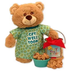 Best Pirce 😍 GBDS Get Well Soon Teddy Bear & Cookie Pail 🥰