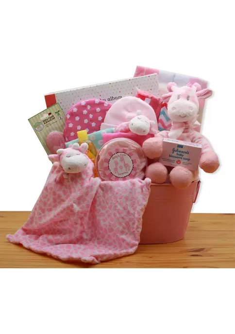 Flash Sale ๐ฅ GBDS Comfy & Cozy Safari Friends New Baby Gift Basket - Pink ๐ 4 Flash Sale ๐ฅ GBDS Comfy & Cozy Safari Friends New Baby Gift Basket - Pink ๐ - Image 2