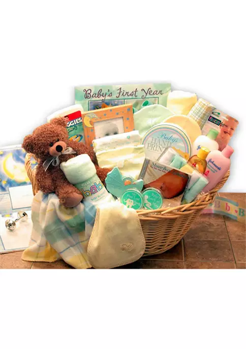 Wholesale โจ GBDS Deluxe Welcome Home Precious Baby Basket-Yellow/Teal ๐ 3 Wholesale โจ GBDS Deluxe Welcome Home Precious Baby Basket-Yellow/Teal ๐